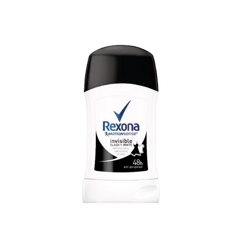 Rexona Invisible Black+White Антиперспирант Дезодорант стик, 40ml