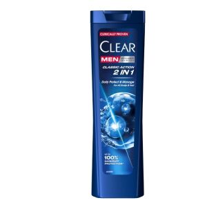 Clear Men Classic Action 2in1 Шампоан против пърхот, 225ml - Шампоан