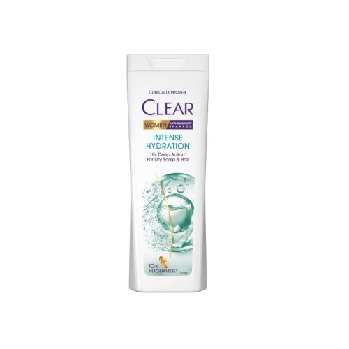 Clear Women Intense Hydration Szampon przeciwłupieżowy do suchej skóry głowy, 360ml
