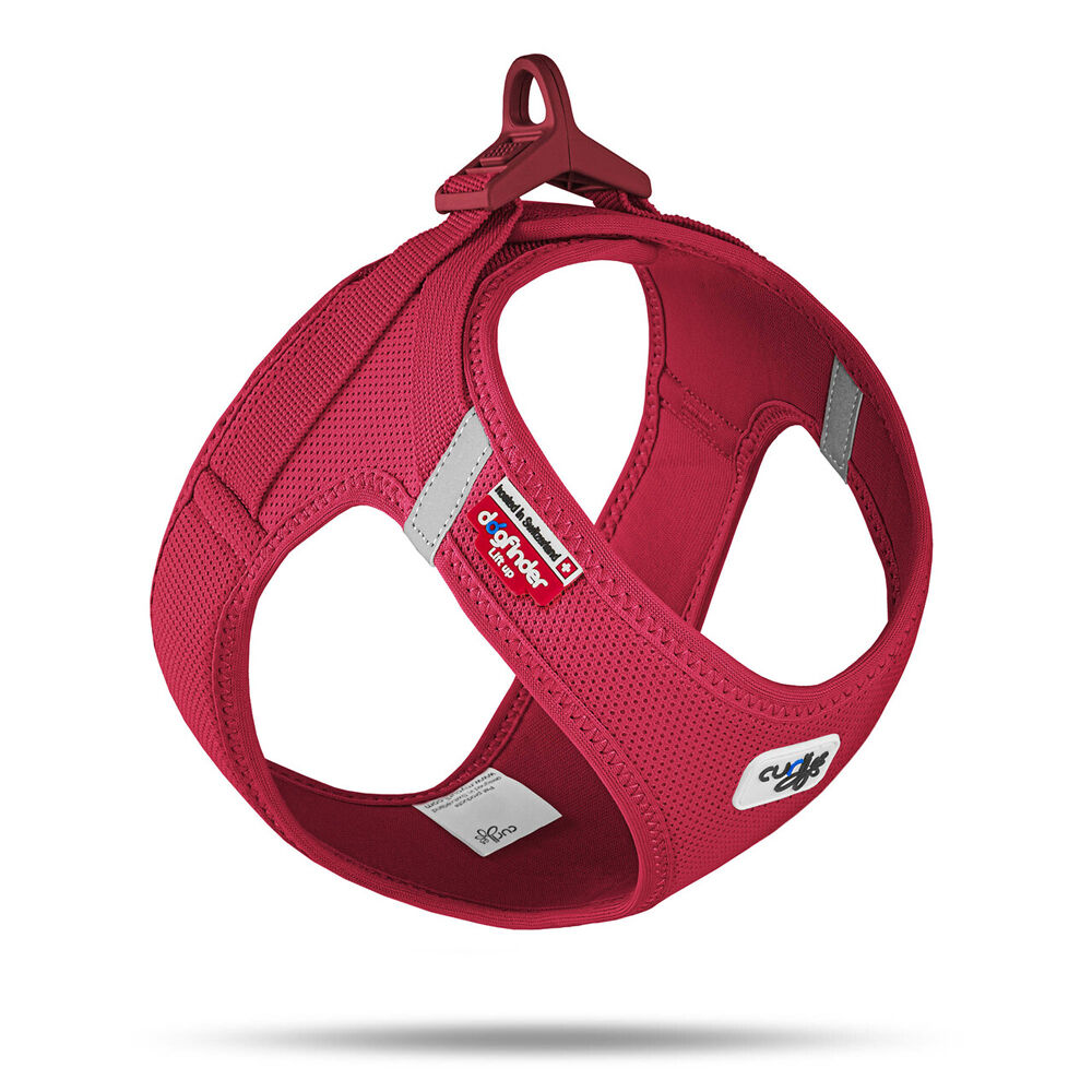 E-shop AIR-MESH postroj pre psa CURLI (3XS) červený