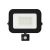 Asalite 20W LED Reflektor Slim mozgásérzékelővel 6500K fekete, a termék eleje