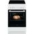 Electrolux LKR520066W fehér kerámialapos tűzhely sütővel, elölnézet