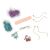 Kreativ szett magic box UV glitter, nail file, string and chains