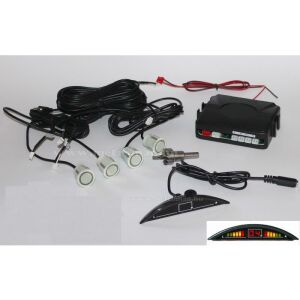 Golden Eye 2616 LED tolatóradar, tolató radar, PDC, tolatást segítő, parkolósegéd (4 db fehér színű szenzorral) 123133941 - Tolatóradar