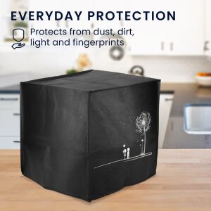 Kwmobile védőburkolat Philips Essential Airfryer L, fekete/fehér, műanyag, KWM000023RG002C 136284352 - Forrólevegős sütő kiegészítő