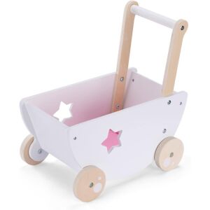 Navaris fa babakocsi szett takaróval és párnával babákhoz, fehér, 57440.01