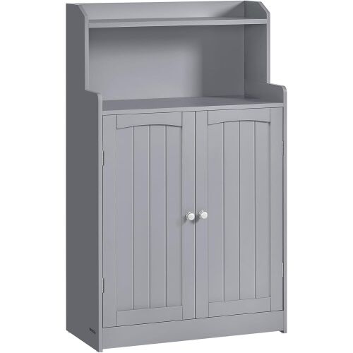 Kupaonski ormarić s 2 vrata i podesivim policama, 30 x 60 x 100 cm, siva | VASAGLE 123134559