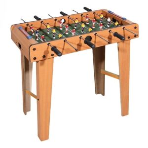 Masă de fotbal de masă din lemn cu picioare, 69x37x65 cm, pentru copii și adulți, joc interactiv, fotbal de masă, fotbal de masă - Mese de fotbal si accesorii