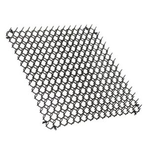 Čierne plastové anti-domáce zvieratá hroty, 38,5x38,5x2,7cm, na ochranu záhrady - Alarmy pre domáce zvieratá