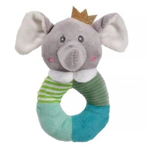 Detská hračka v tvare slona, s hrkálkou, Plus, polyester, 14x6x25x25cm, sivá 136080936 - Hrkálky