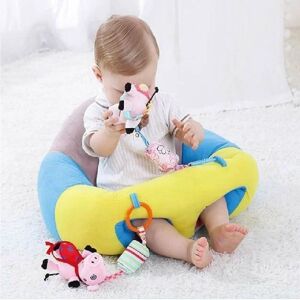 Baba ülőpárna, plüss, ergonomikus, anti-reflux, színes, 4 hónapos kortól - Babafotel