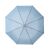 Égszínkék összecsukható esernyő, felülnézet