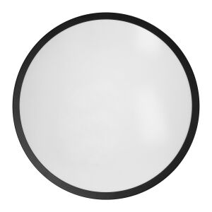 VIRONE SELENE Schwarz-weiße Deckenleuchte, rundes Design - Virone