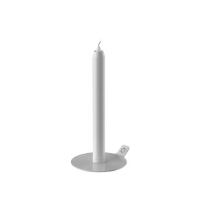 Suport lumanare cu arc, DesignNest, The Infinity Candle, H 29 cm, alb 123135502