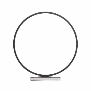 Allocacoc LED lámpa, Round Table Heng, érintéses gyújtás, 3 világítási fokozat, USB-C töltés, minimalista dizájn, beltérre, fekete
