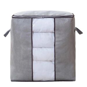 Nagy szekrényrendező ruhák és ágyneműk számára, szürke nem szőtt anyag, 50x50x36 cm 123136075 - Gardrób rendszerező