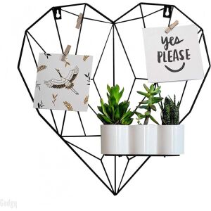 Стенна декорация Loopunk, метал, черна, 42 x 43 см 123136818 - Декорация на дома