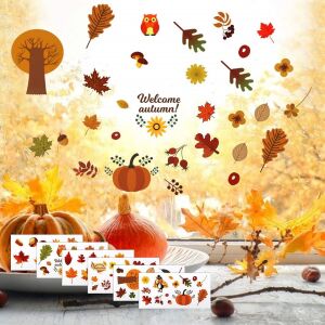 Zestaw 6 arkuszy naklejek Lanmok, wielokolorowych, PVC, 30 x 16 x 1 cm 123136833 - Projektowanie wnętrz