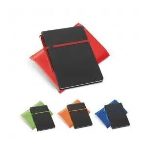 PU-ból készült A5-ös jegyzetfüzet 192 sima lappal és tolltartóval