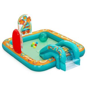 Bestway Retro Groove Play Center csúszdával, permetezővel és labdafogóval - Bestway Gyerekmedence & Pancsoló