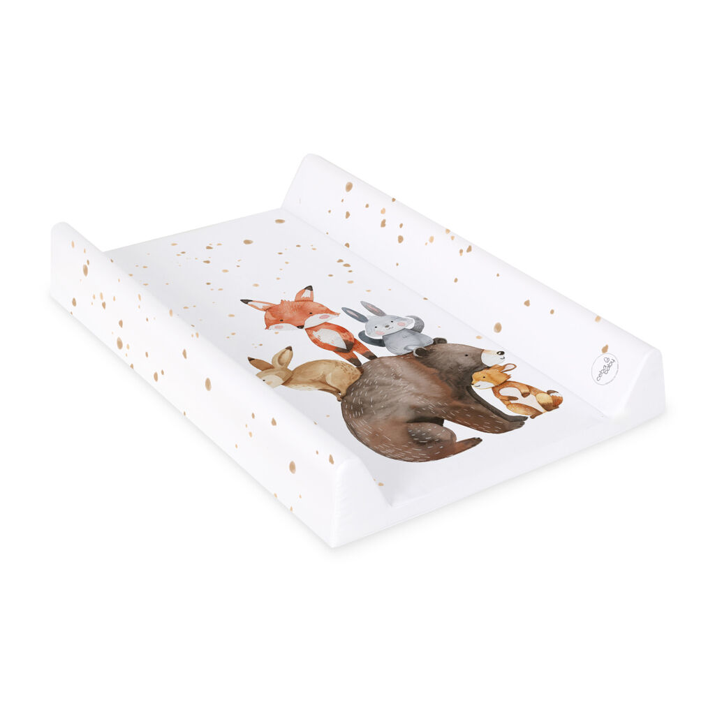 E-shop CEBA Podložka prebaľovacia 2-hranná mäkká (50x70) Basic Forest Friends
