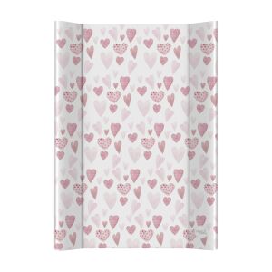 CEBA Baby Ultra Light changing mat with heart pattern, 50x70 cm - Changing Pad