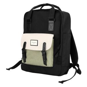 Rucsac pentru laptop Himawari 1010 15.6'' (negru-verde)