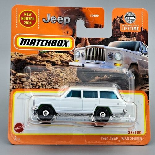 Matchbox 1964 Jeep Wagoneer fém autómodell, gyűjthető játékjármű - Matchbox