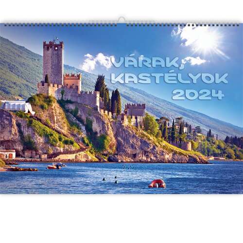 2024 Castles and Palaces Wall Calendar, featuring stunning images of castles and palaces from around the world