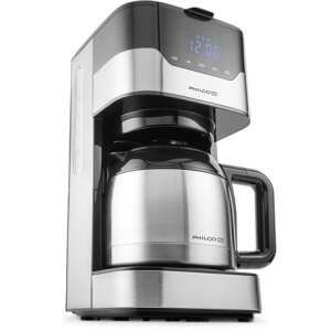 Cafeaua Philco PHCM 3000 din oțel inoxidabil cu filtru și afișaj digital - Aparat de cafea cu filtru
