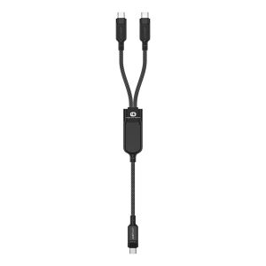 Acefast C5 2 az 1-ben USB-C - Duál USB-C 100W töltőkábel - ACEFAST