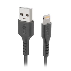 Cablu SBS USB-LIGHTNING MFI 1m Negru 131454667 - Cabluri Lightning