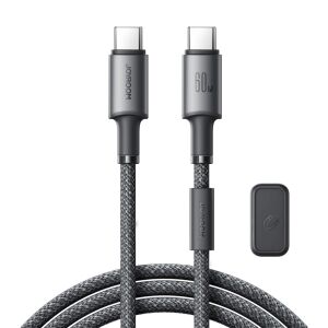 Kabel Joyroom S-A50 60W USB-C do USB-C z magnetycznym organizerem, szary - Kabel USB
