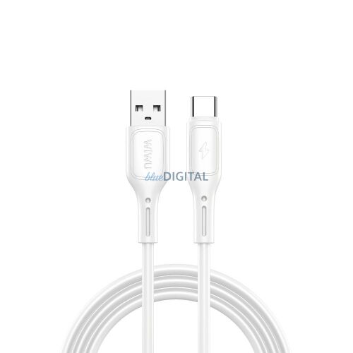 WiWU Wi-C001 Fehér USB-A - Type-C Töltőkábel 100cm