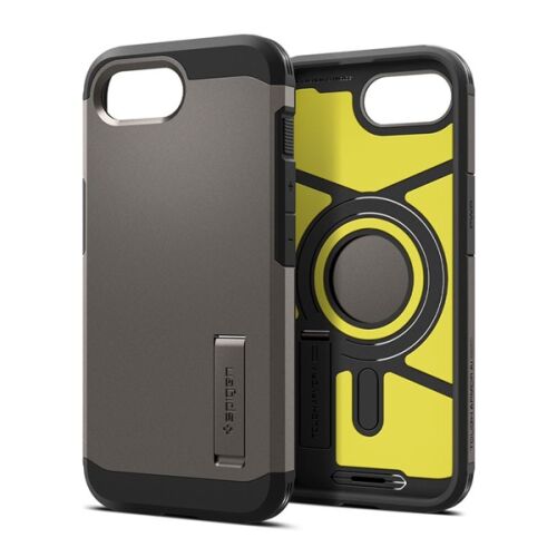 SPIGEN TOUGH ARMOR MAG műanyag telefonvédő (ütésállóság, MagSafe) SÖTÉTSZÜRKE Apple iPhone 16e 123229656