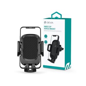 Držiak telefónu do auta Devia Magic Clip do vetracej mriežky, 5-9 palcov, čierny - Devia