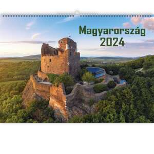 2024 Hungary Wall Calendar featuring a castle in the countryside - REALSYSTEM
