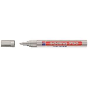 EDDING 750 paint marker, silver, 2-4mm - Lacquer marker