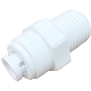 bekötő-idom-Külsőmenetes-egyenes-quick-1/4"x1/4"-menet-fehér