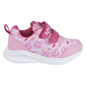 Peppa Malac rózsaszín és fehér sportcipő, tépőzáras, 24-es méret - Cipő gyerekeknek