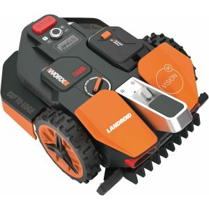 Robot koszący WORX Landroid Vision M600, widok z góry pod kątem - Kosiarka automatyczna