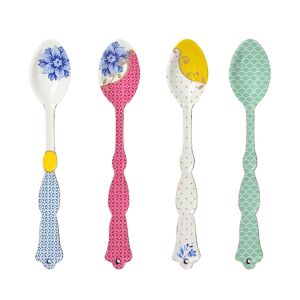 Set 4 lingurițe de ceai, din porțelan, Pip Studio, 13 cm, colecția Royal Multi 135911425 - Linguri