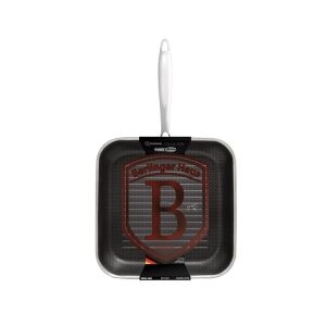 Berlinger Haus Eternal Collection 28 cm quadratische Grillpfanne mit Antihaftbeschichtung, Edelstahl - Berlinger Haus Pfannen