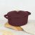 Berlinger Haus Leonardo Cast Iron Casserole with Lid, Burgundy