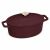 Berlinger Haus Leonardo 30cm burgundy oval cast iron casserole dish with lid