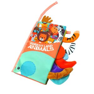 Carte textila senzoriala pentru bebelusi, Animalele Salbatice 123249885