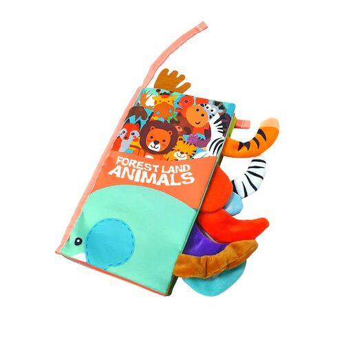 Carte textila senzoriala pentru bebelusi, Animalele Salbatice 123249885