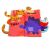 Carte textila senzoriala pentru bebelusi, Animalele Salbatice 123249885