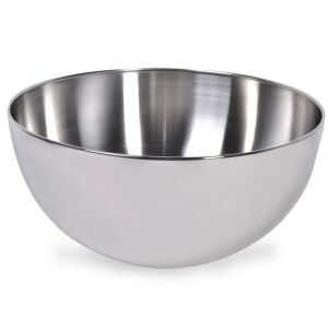 Kerek tál, fém, 6,5 liter űrtartalom, ezüst színű 136042078 - Keverőtál