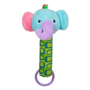 Elefánt alakú fogzási játék, Csecsemőknek és gyermekeknek 0+ éves korig, Csörgővel, Plusz, 22 cm, Több színű 136039036 - Csörgő
